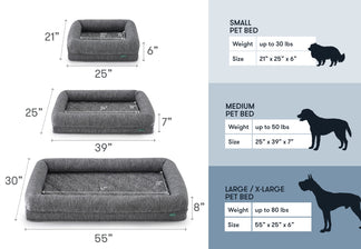 Washable & Orthopedic Pet Bed